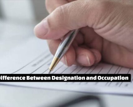 Difference Between Designation and Occupation