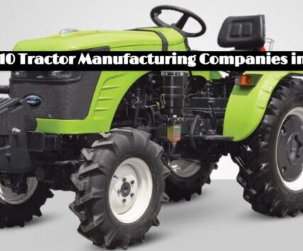 Top 10 Tractor Manufacturing Companies in India